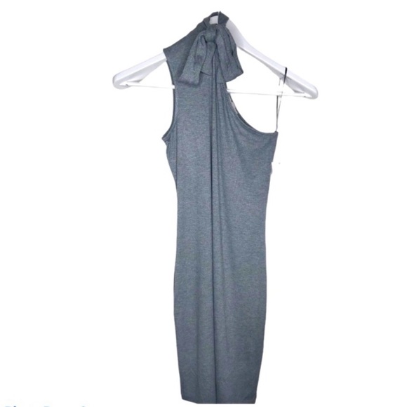Ribbed Knit Dress One Shoulder Cutout Bodycon NWT 1.State Cocktails Sexy XS - Picture 5 of 11